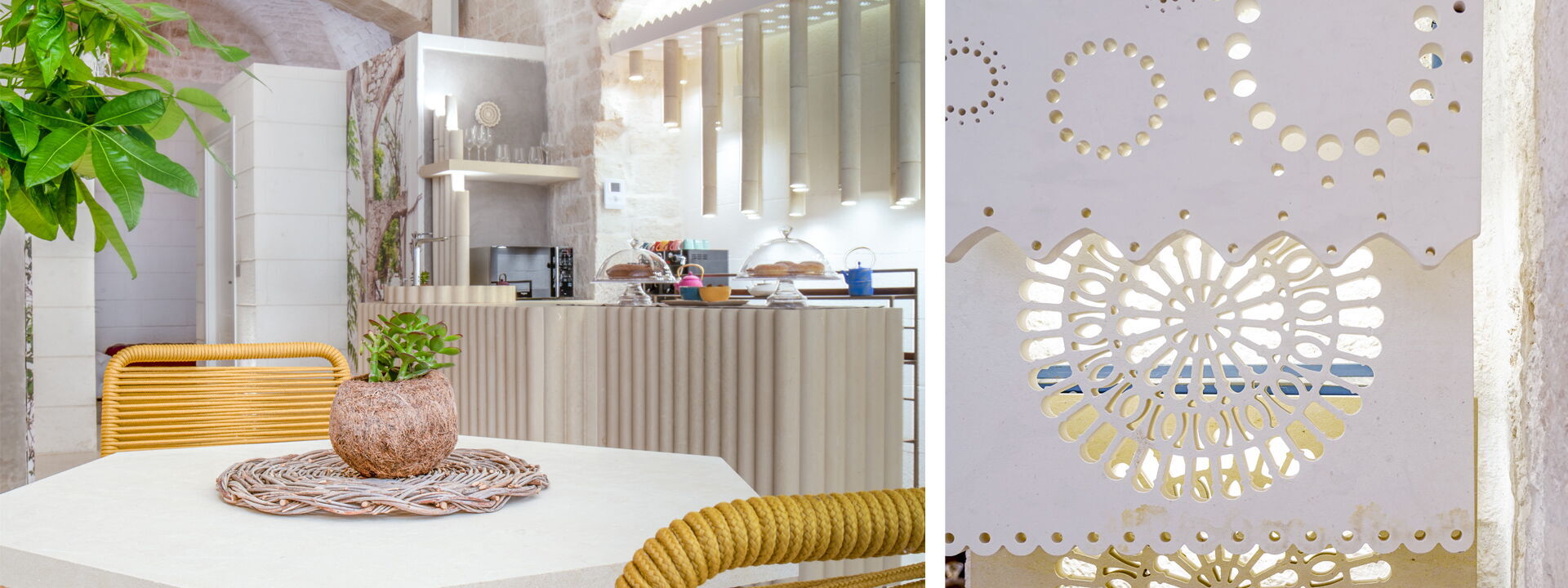 Vico Bianco Raro Rooms