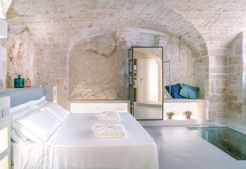 Vico Bianco Raro Rooms - Room Romantic Grotta Sant'oronzo 7