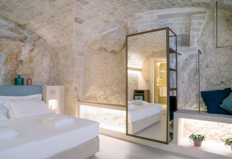 Vico Bianco Raro Rooms - Room Romantic Grotta Sant'oronzo 7