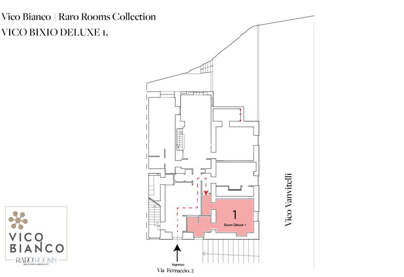 Vico Bianco Raro Rooms - Vico Bixio Deluxe 1