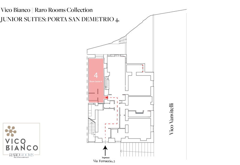 Vico Bianco Raro Rooms - Porta San Demetrio Junior Suite 4