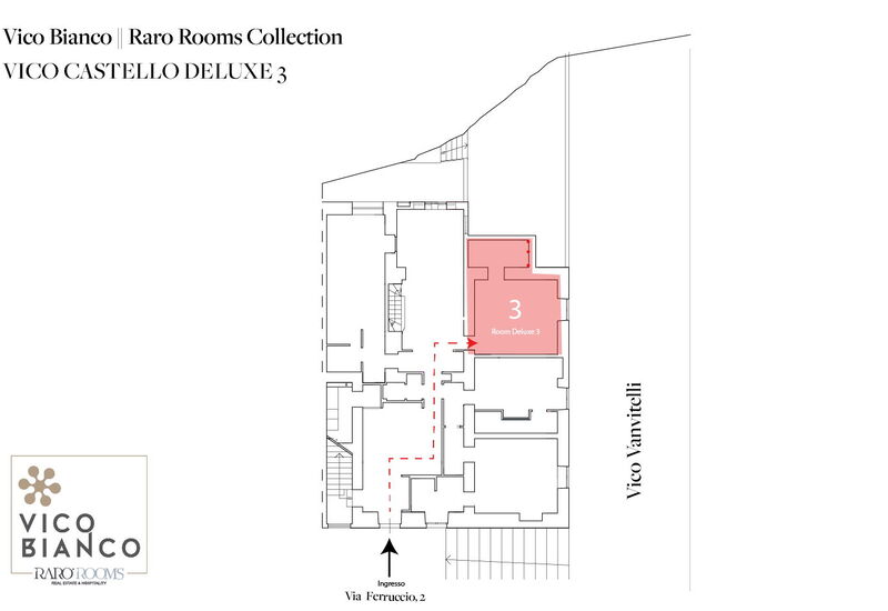 Vico Bianco Raro Rooms - Vico Castello Deluxe 3